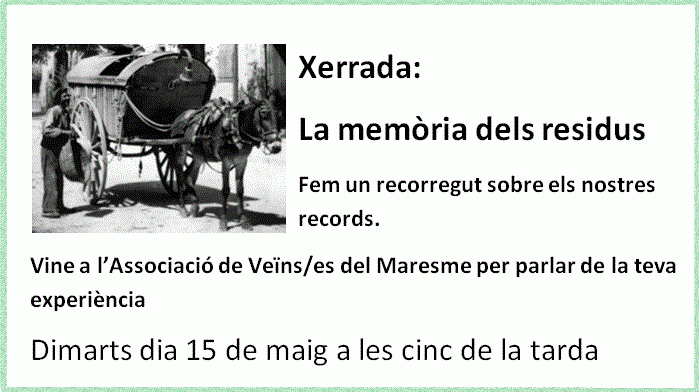 La memòria dels residus