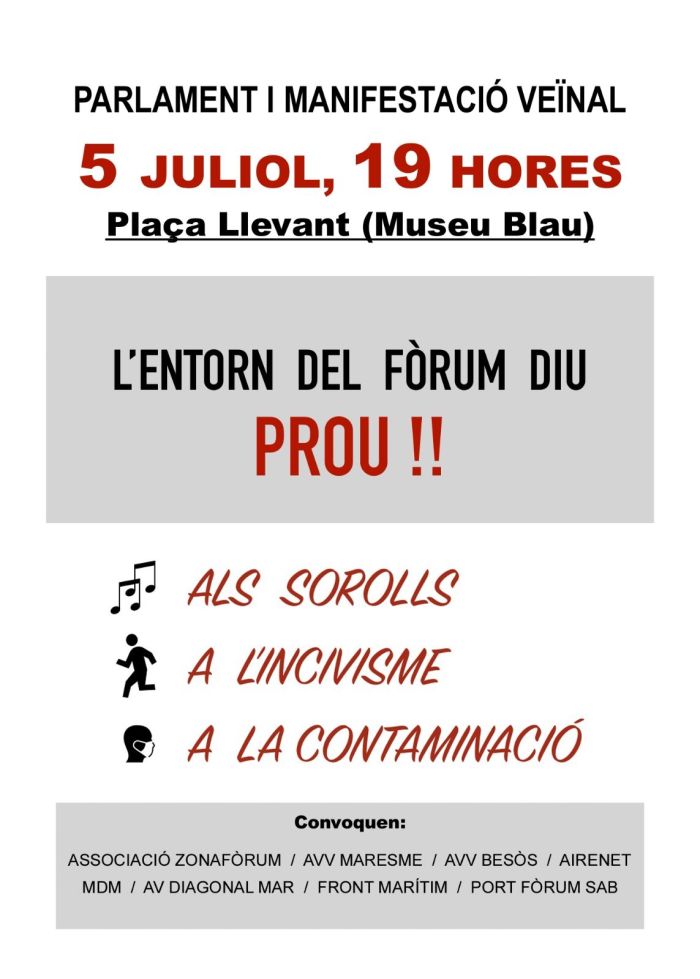 Cartellmanifestació incivisme