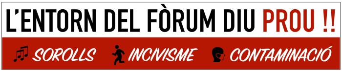 Pancarta manifestació del 5 de juliol 2018